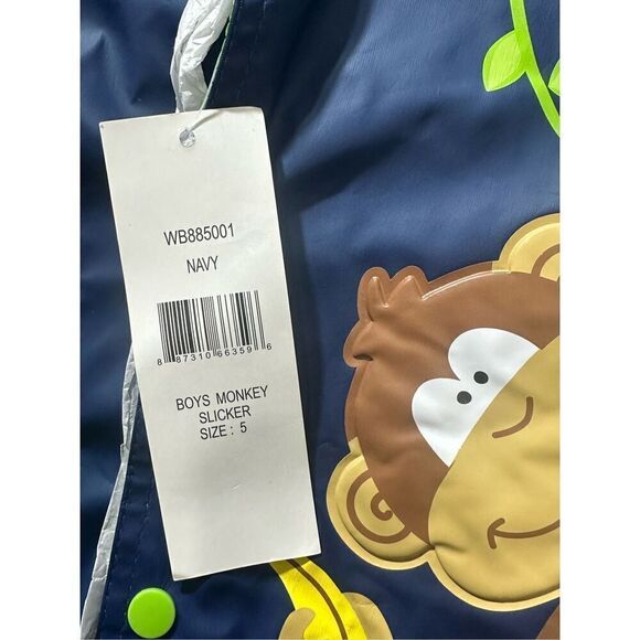 WIPPETTE Kids Monkey Rain Coat - Picture 6 of 6